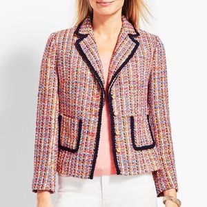 Talbots Multicolor Tweed Blazer